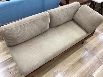 UNICO (ウニコ) ベンチソファ ブラウン×ナチュラル SWELLA