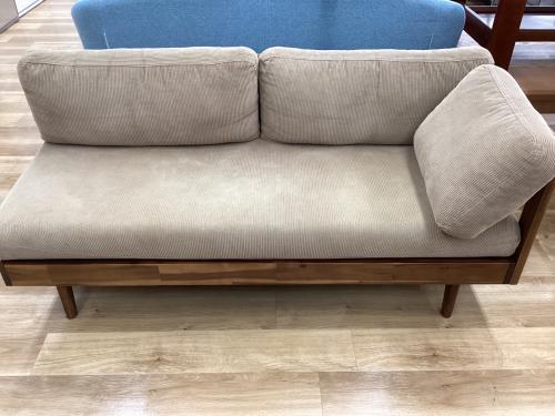 UNICO (ウニコ) ベンチソファ ブラウン×ナチュラル SWELLA