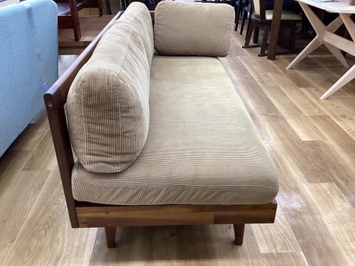 UNICO (ウニコ) ベンチソファ ブラウン×ナチュラル SWELLA