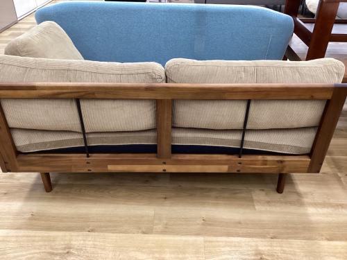 UNICO (ウニコ) ベンチソファ ブラウン×ナチュラル SWELLA