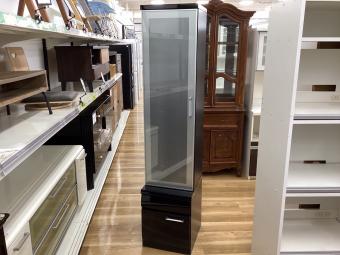 キャビネット 155 ホワイト×ブラウン