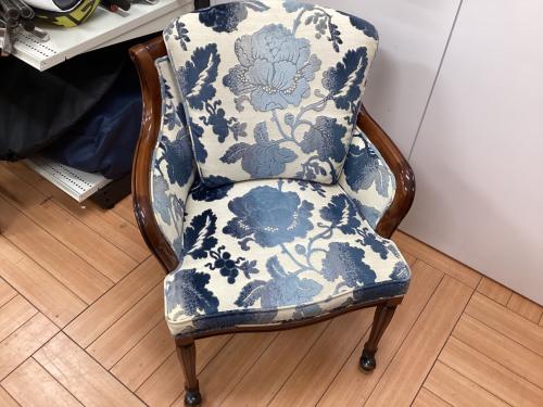 MARUNI (マルニ) ダイニングチェアー ホワイト×ブルー×ブラウン BRITANNIA