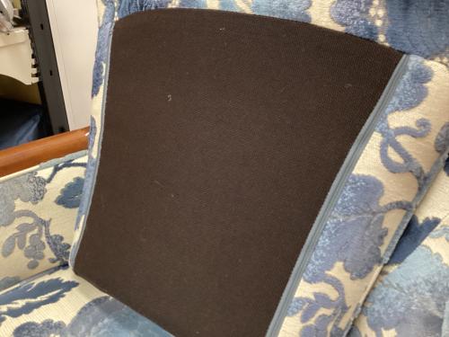 MARUNI (マルニ) ダイニングチェアー ホワイト×ブルー×ブラウン BRITANNIA