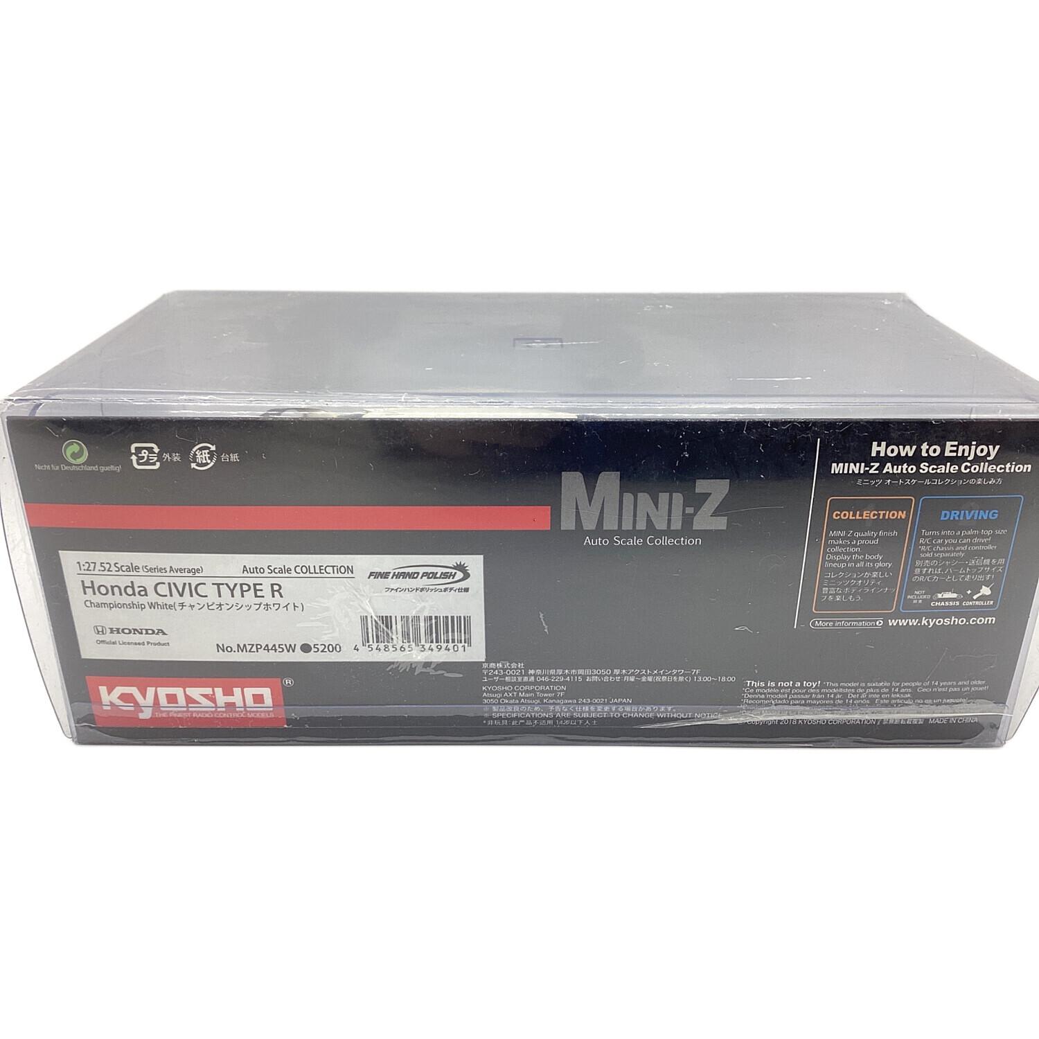 京商 (キョウショウ) HONDA CIVIC TYPE R チャンピオンシップホワイト