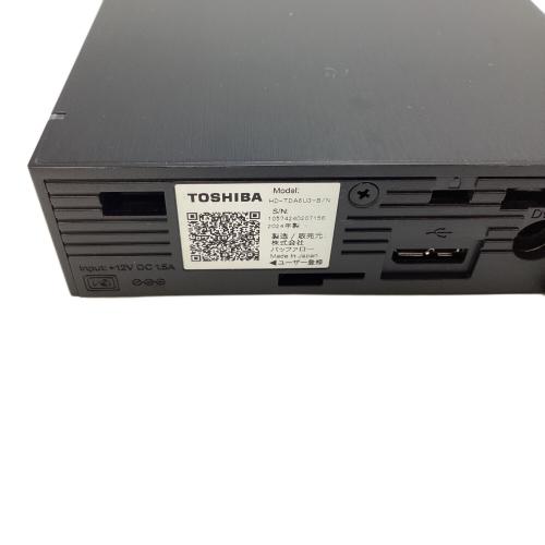 TOSHIBA (トウシバ) 外付けHDD HD-TDA6U3-B 2024年製