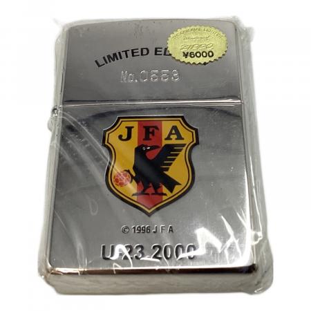 【未使用品】ZIPPO　JFA U-23.2000サッカー日本代表　限定品 ZIPPO (ジッポ) JFA エンブレム 日本代表U-23 2000年限定 オイル