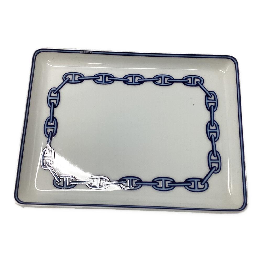 ルシェ　HERMES エルメス　シェーヌダンクル　スクエアプレートx2 ルシェ様専用 HERMES エルメス シェーヌダンクル スクエアプレートx2