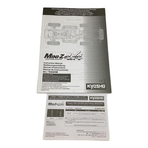 京商 (キョウショウ) トヨタ ランドクルーザー 300 プレシャスホワイトパール ラジコン MINI-Z 4×4