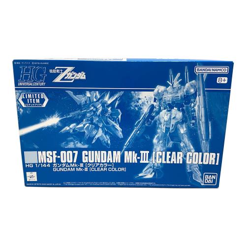 BANDAI (バンダイ) 1/144 HGUC MSF-007 ガンダムMk-III[クリアカラー] ガンプラ