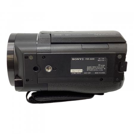ソニー(sony) ビデオカメラFDR-AX40 ジャンク品 SONY (ソニー) ビデオカメラ FDR-AX40 2016年製｜トレファクONLINE