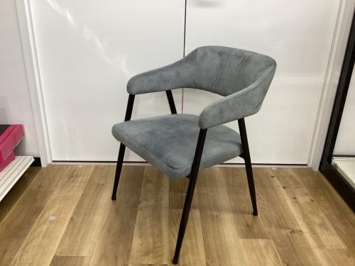 ダイニングチェアー グレー×ブラック
