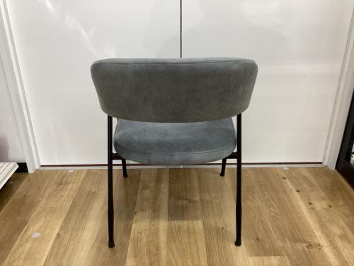 ダイニングチェアー グレー×ブラック