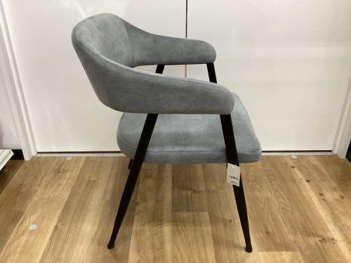 ダイニングチェアー グレー×ブラック