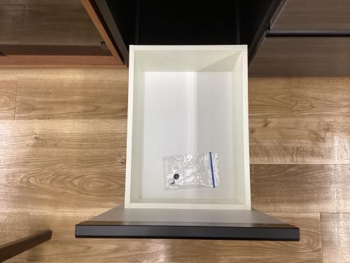 東京インテリア (トウキョウインテリア) キッチンボード ブラック×グレー マーガレット