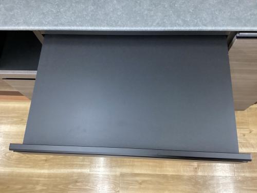 東京インテリア (トウキョウインテリア) キッチンボード ブラック×グレー マーガレット