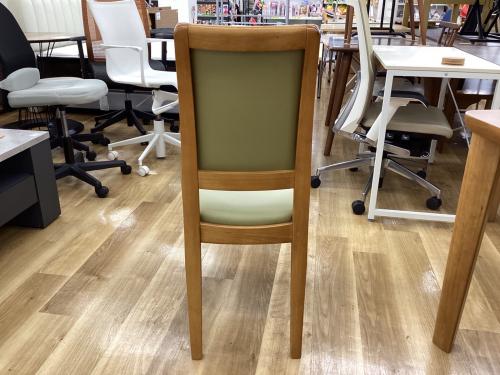 筑波産商 (ツクバサンショウ) ダイニング5点セット CCM3 159 ブラウン×グリーン