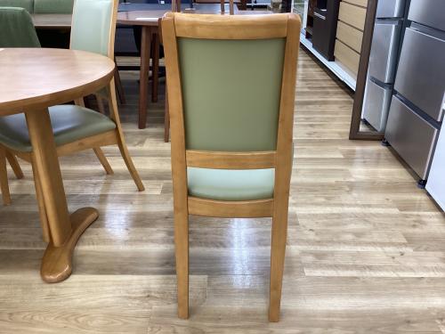 筑波産商 (ツクバサンショウ) ダイニング5点セット CCM3 159 ブラウン×グリーン