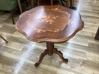 レトロ調ティーテーブル ブラウン