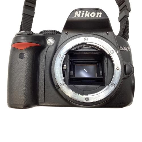Nikon (ニコン) デジタル一眼レフカメラ D3000 ダブルズームキット ヤケ有・動作確認済み