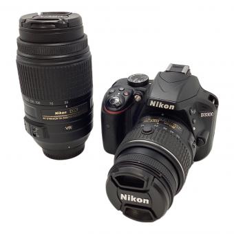 Nikon (ニコン) デジタル一眼レフカメラ D3300 ダブルズームキット