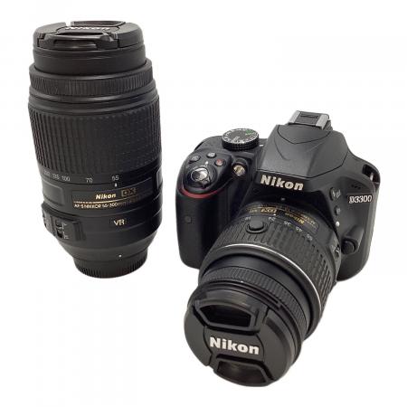 Nikon (ニコン) デジタル一眼レフカメラ D3300 ダブルズームキット