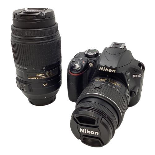 Nikon (ニコン) デジタル一眼レフカメラ D3300 ダブルズームキット