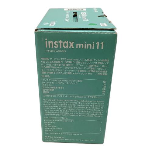 FUJIFILM (フジフィルム) インスタントカメラ instax mini11 通電確認のみ