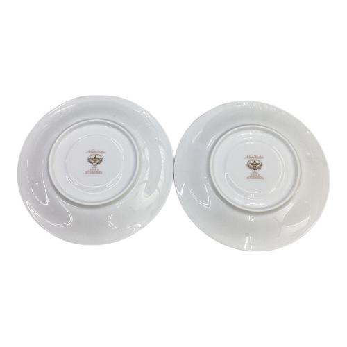 Noritake (ノリタケ) カップ&ソーサー ピンク×グリーン ヨシノ