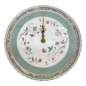 Noritake (ノリタケ) 飾り時計 花更紗 グリーン