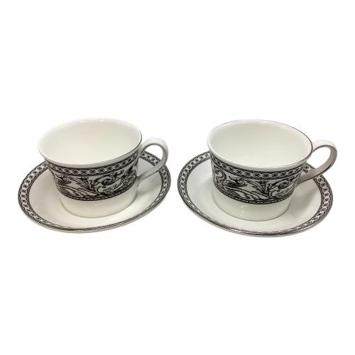 Wedgwood (ウェッジウッド) カップ&ソーサー プレートは【コントラスト ユーランダ】マーク入り コントラスト