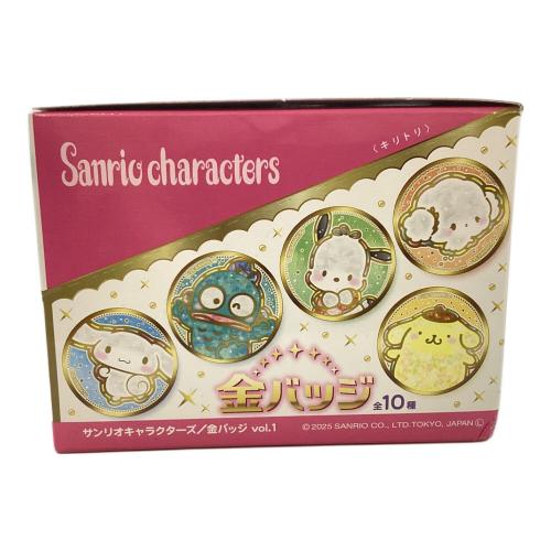 Sanrio (サンリオ) サンリオキャラクターズ 金バッジ サンリオグッズ 10個入り