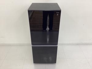 SHARP (シャープ) 2ドア冷蔵庫 SJ-GD14C-B 2017年製 137L