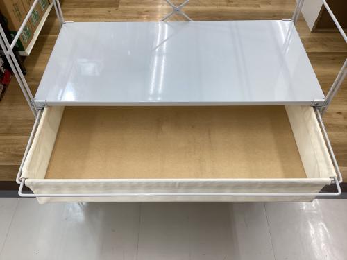 無印良品 (ムジルシリョウヒン) ユニットシェルフ 139 ライトグレー×ベージュ