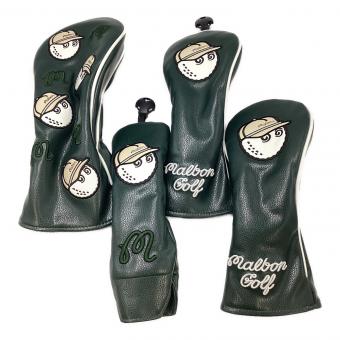 MALBON GOLF (マルボンゴルフ) ヘッドカバーセット 4点セット グリーン
