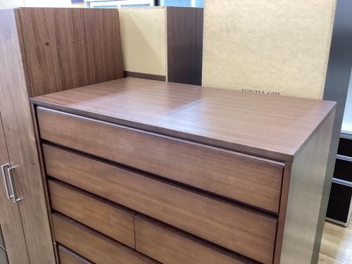 府中家具 (フチュウカグ) ハイチェスト ブラウン