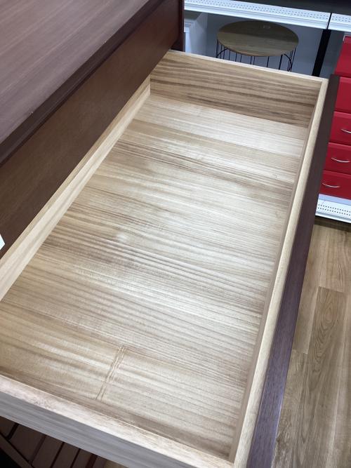 府中家具 (フチュウカグ) ハイチェスト ブラウン