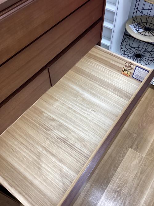 府中家具 (フチュウカグ) ハイチェスト ブラウン