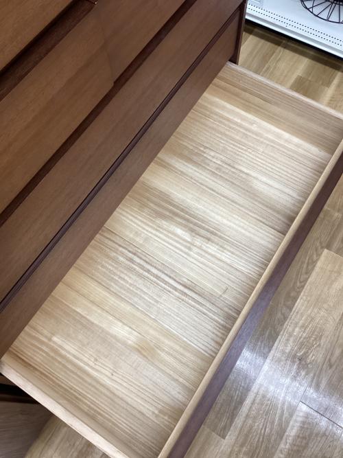 府中家具 (フチュウカグ) ハイチェスト ブラウン