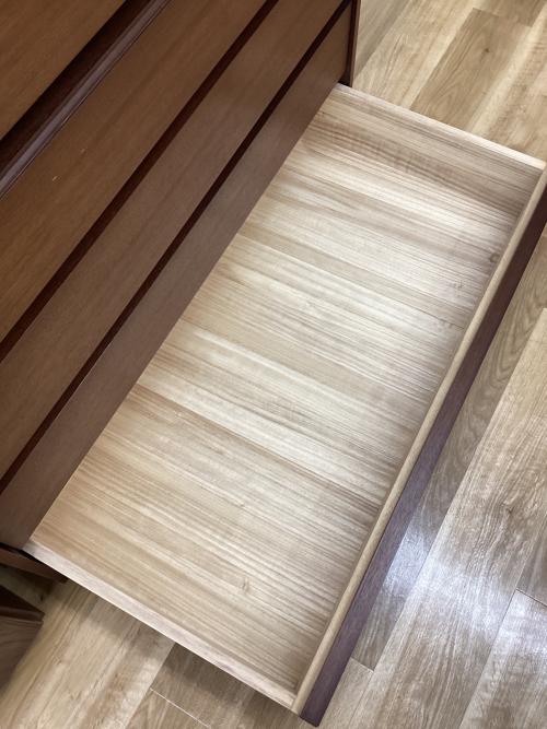 府中家具 (フチュウカグ) ハイチェスト ブラウン