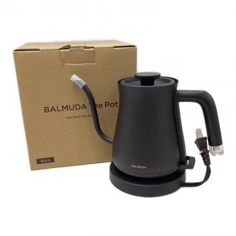 BALMUDA (バルミューダ) 電気ケトル K07A-BK 2022年発売モデル 0.6L