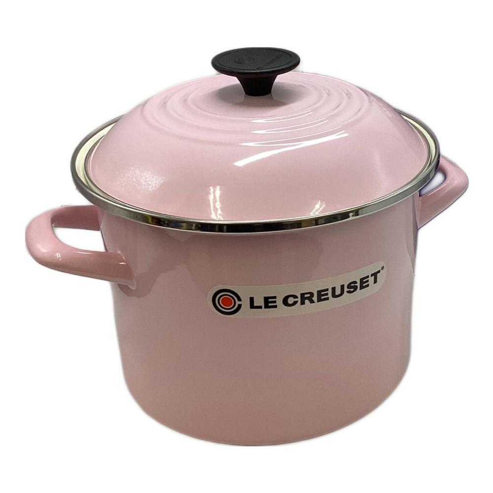 LE CREUSET (ルクルーゼ) 両手鍋 STOCKPOT ピンク｜トレファクONLINE