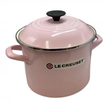 LE CREUSET (ルクルーゼ) 両手鍋 STOCKPOT ピンク｜トレファクONLINE