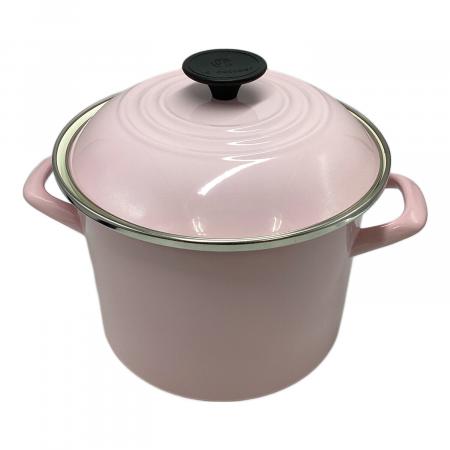 LE CREUSET (ルクルーゼ) 両手鍋 STOCKPOT ピンク｜トレファクONLINE