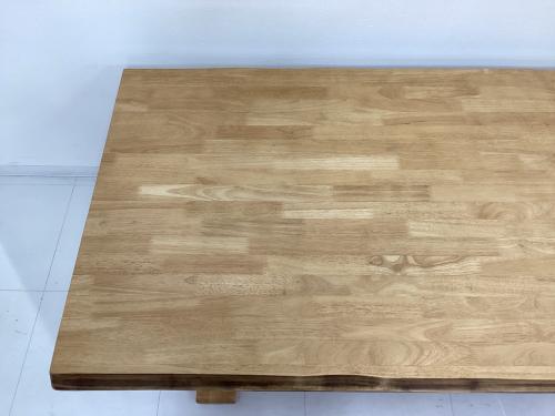 松田家具 (マツダカグ) ベンチダイニング3点セット 252 テーブル：1800㎜ ベンチ：1600㎜ ナチュラル×グレー 白王