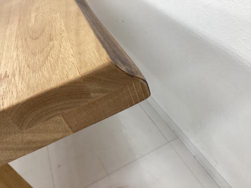 松田家具 (マツダカグ) ベンチダイニング3点セット 252 テーブル：1800㎜ ベンチ：1600㎜ ナチュラル×グレー 白王