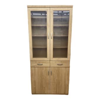 ニトリ 食器棚 80DB-LBR2 ブラウン COPAIN