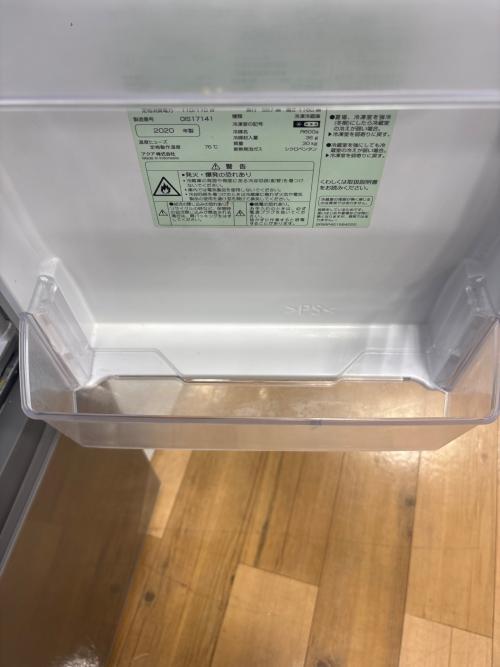 AQUA (アクア) 2ドア冷蔵庫 AQR-13J 2020年製 126L