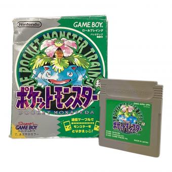 Nintendo (ニンテンドー) ポケットモンスター 緑 ゲームボーイ用ソフト 初期ロット00