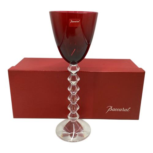 Baccarat (バカラ) ワイングラス 箱付 ルビーレッド ベガ フォルテッシモ