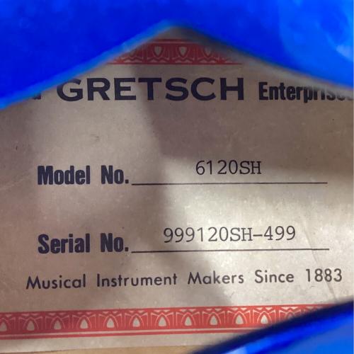 GRETSCH (グレッチ) エレアコギター　フルアコ G6120SHP Brian Setzer Hot Rod 1999年